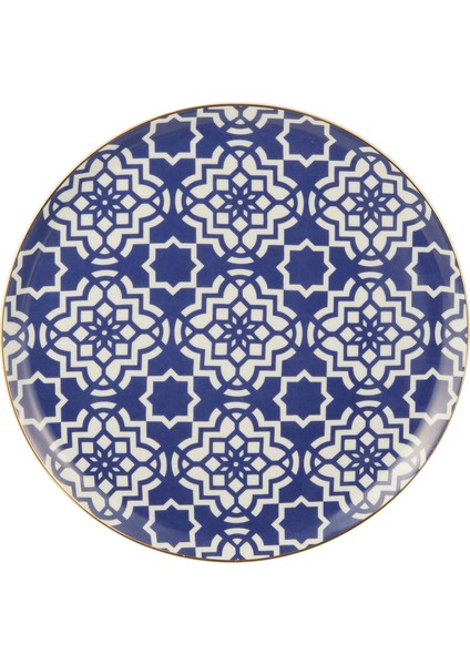 Morocco Desen7 Mor Düz Tabak 28CM