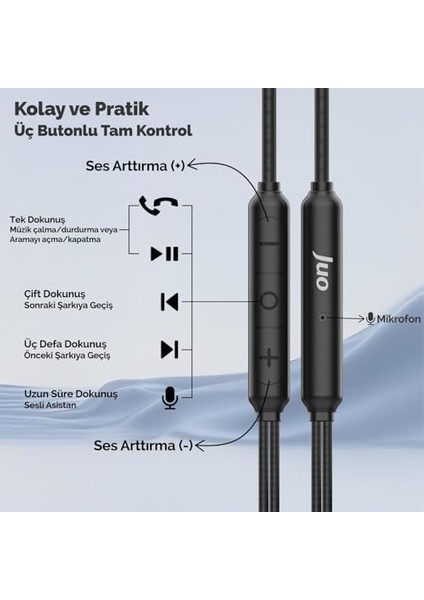 Type-C Mikrofonlu Kablolu Kulak Içi Kulaklık Metal Dac Çip Destekli Enc Gürültü Engelleme modelleri