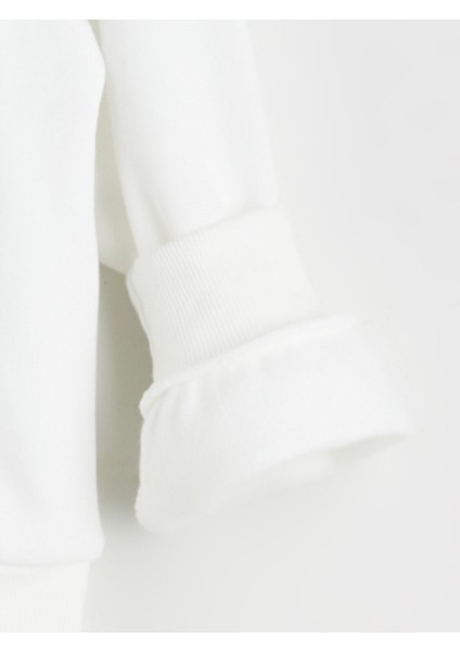 Yeni Sezon Bisiklet Yaka Kız Çocuk Sweatshirt fırsatları