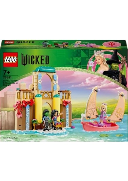 Wicked Glinda, Elphaba ve Nessarose, Shiz Üniversitesi’nde 75681-7 Yaş ve Üzeri Çocuklar Için Oyuncak Tekne Içeren Bebek Evi Oyun Seti (304 Parça) fiyatları
