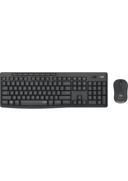 Logıtech MK295 Q Tr Sessiz Kablosuz Klavye Mouse Set Siyah 920-009804