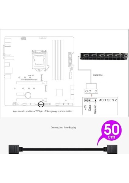 Rgb LED 3 Pin 11 Port 5V Sata Power Güç Fan Çoklayıcır Şerit Hub Kablo Splitter fiyatları