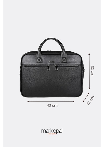 Unisex Evrak & Laptop Çantası, Omuz Askılı, Su Geçirmez Siyah fiyatları