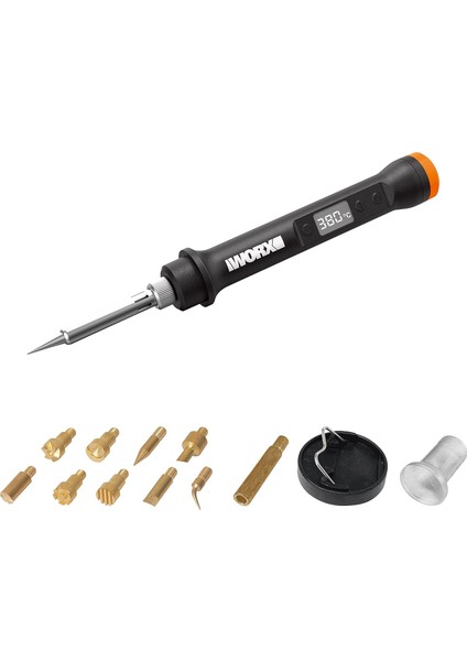 WX744.9 20VOLT Profesyonel Tabancası + 12 Aksesuar (Akü Dahil Değildir)