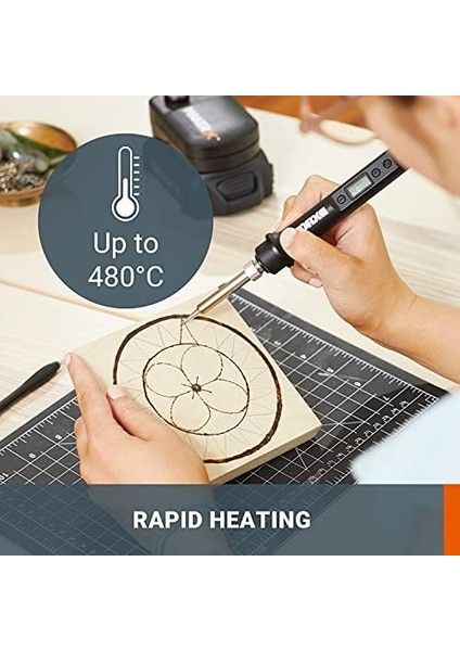 WX744.9 20VOLT Profesyonel Tabancası + 12 Aksesuar (Akü Dahil Değildir) modelleri