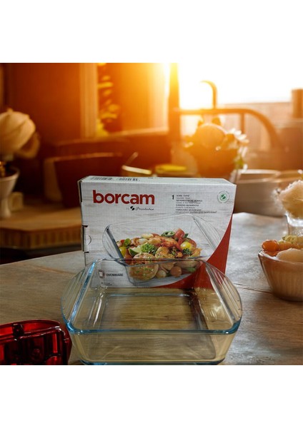 Borcam Küçük Kare Fırın Kabı 1040 cc indirimleri
