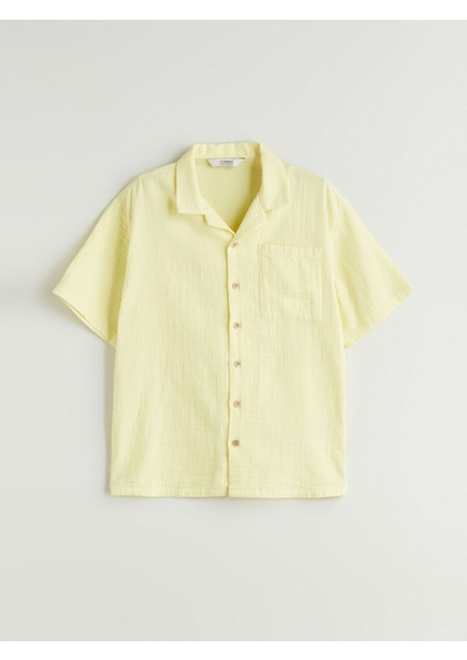 Yeni Sezon Basic Kısa Kollu Erkek Çocuk Gömlek