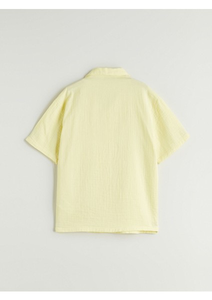 Yeni Sezon Basic Kısa Kollu Erkek Çocuk Gömlek modelleri