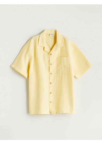 Yeni Sezon Basic Kısa Kollu Erkek Çocuk Gömlek