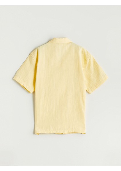 Yeni Sezon Basic Kısa Kollu Erkek Çocuk Gömlek modelleri