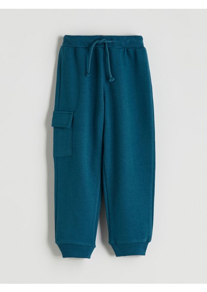 Yeni Sezon Beli Lastikli Basic Erkek Çocuk Eşofman Altı