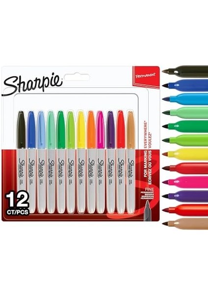 Permanent Markör, 12&apos;li Karışık Paket fiyatları