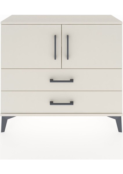 Arges Şifonyer 2 Raflı 2 Çekmeceli 2 Kapaklı 88X30X80 Aytaşı-Aytaşı