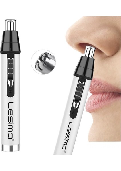 Gri 2in1 Kulak Burun Yanak Tıraş Makinesi, Pratik ve Şık Tasarım fiyatları