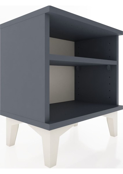 Arges Komodin Tek Raflı 44X30X48 Çam-Çam indirimleri