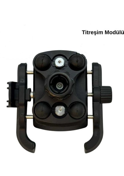 Ehmotogaraj Titreşim Önleyicili Motosiklet Telefon Tutucu 4 Yastıklı Kolay Aç Kapamalı