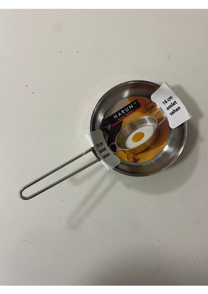 Sahan Yumurta 16 cm Tava Paslanmaz Çelik