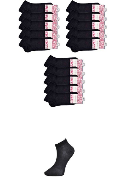 Siyah Kadın Bilek Çorap 15 Çift fiyatları