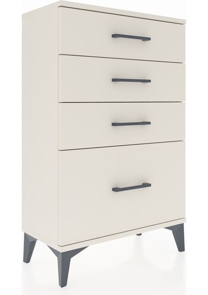 Arges Komodin 4 Çekmeceli 60X30X96 Aytaşı-Aytaşı fiyatları