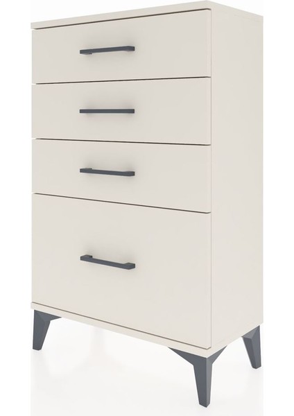 Arges Komodin 4 Çekmeceli 60X30X96 Aytaşı-Aytaşı modelleri