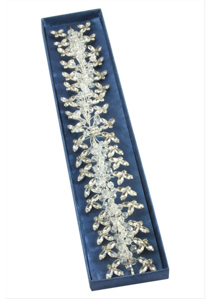 Çiçek Taşlı Saç Aksesuarı