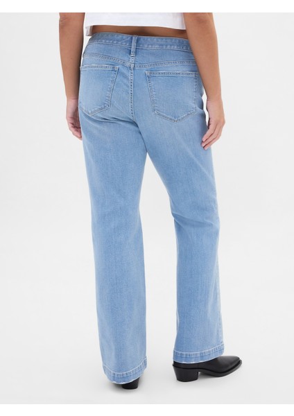 Kadın Açık Mavi Curvy Low Rise Long & Lean Jean Pantolon modelleri