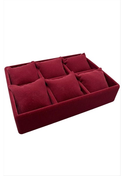 6'lı Anfora Kumaş Yastıklı Tabla