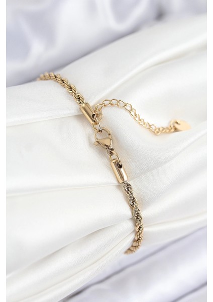 Bfs 316L Çelik Nazar Boncuğu Detaylı Yaşam Çiçeği Model Gold Renk Kadın Bileklik fiyatları