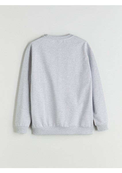 Yeni Sezon Bisiklet Yaka Erkek Çocuk Sweatshirt modelleri