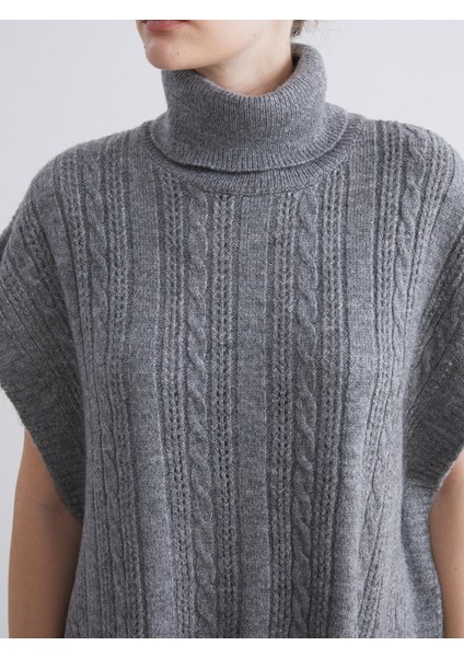 Yeni Sezon Balıkçı Yaka Ajurlu Kadın Triko Süveter modelleri