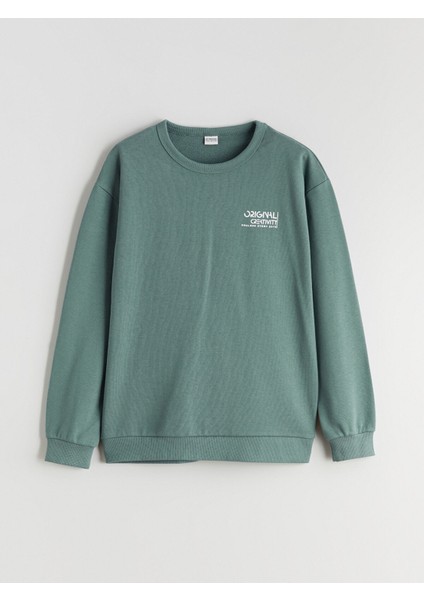 Yeni Sezon Bisiklet Yaka Erkek Çocuk Sweatshirt