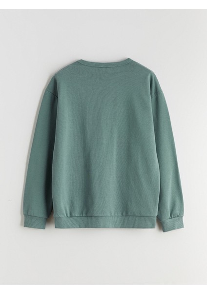 Yeni Sezon Bisiklet Yaka Erkek Çocuk Sweatshirt modelleri