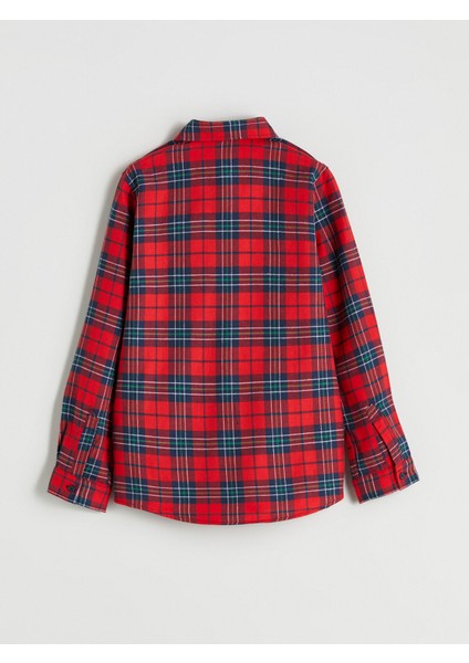 Yeni Sezon Ekose Uzun Kollu Erkek Çocuk Gömlek modelleri