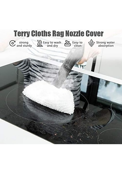 Sc2/sc3/sc4/sc5 Için 6&apos;lı Paket Kumaş Seti Silme Pedi Yedeği (3 Bez Başlığı Kapağı ve 3 Mikrofiber Silme Pedi) Sc Için Kumaş modelleri