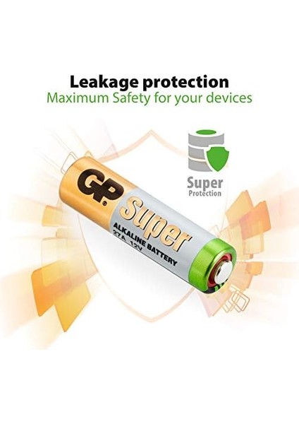 Batteries 27A Süper Alkalin 27A/MN27 Boy Pil, 12 Volt, 5&apos;li Kart modelleri