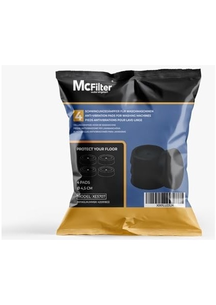 Makinası Titreşim Sarsıntı Ses Önleyici Kaydırmaz Ayak 4&apos;lü Paket - Siyah fiyatları