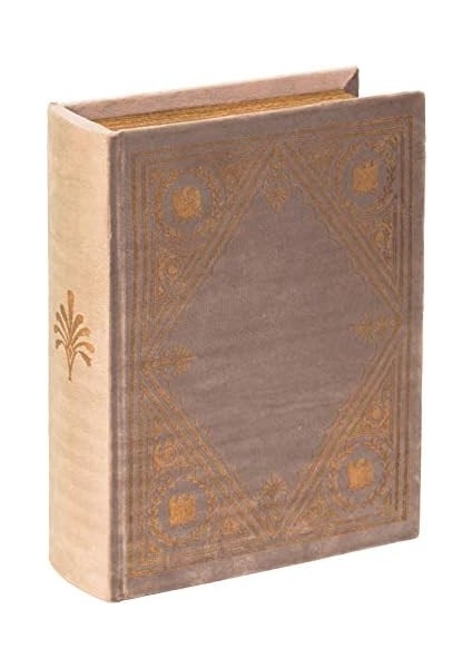 Dekoratif Kitap Şekilli Biblo Saklama Kutusu, Kırık Beyaz modelleri