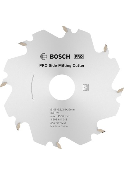 Kesici 105 Mm, 8 Diş