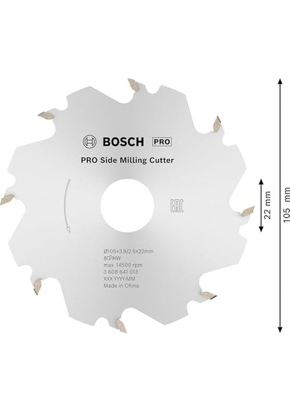Kesici 105 Mm, 8 Diş modelleri