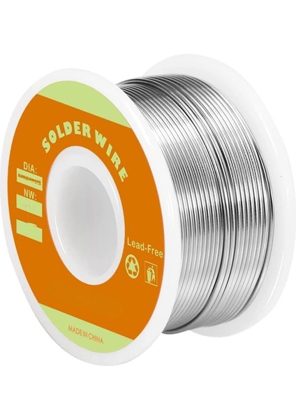 0,8 mm 50 gr Teli – Elektronik Devre ve Tamir Işleri Için Teli, Profesyonel ve Amatör Kullanıma Uygun, Eriyen Teli Makarası (0.8mm 50 Gr)