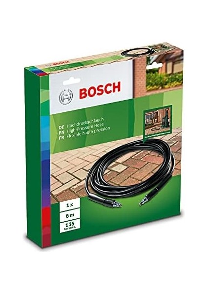 Home And Garden Hortum Yüksek Basınçlı Yıkama Cihazları Için Yüksek Basınç Hortumu, Siyah modelleri