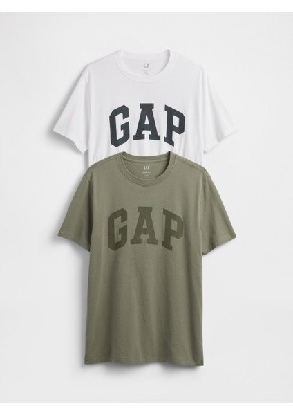 Erkek Yeşil Everyday Soft Gap Logo 2'li T-Shirt Seti fiyatları