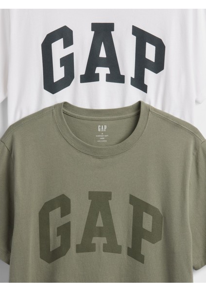 Erkek Yeşil Everyday Soft Gap Logo 2'li T-Shirt Seti modelleri