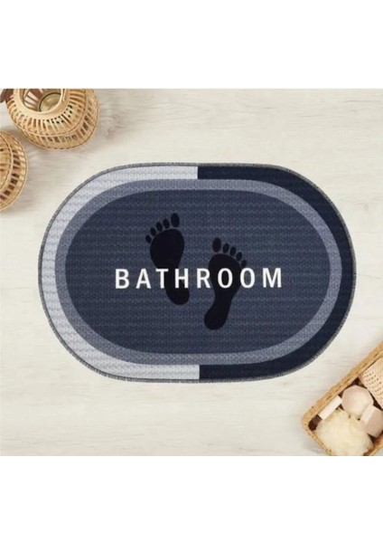 Su Geçirmez Kaydırmaz Banyo Paspası, 50X70, Siyah, Su Emici, Kaymaz fiyatları