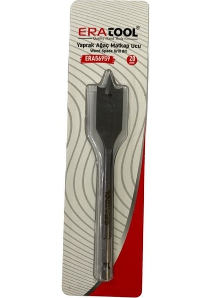 Eratool 56959 Altıgen Yassı Ahşap Maktap Ucu 20 mm