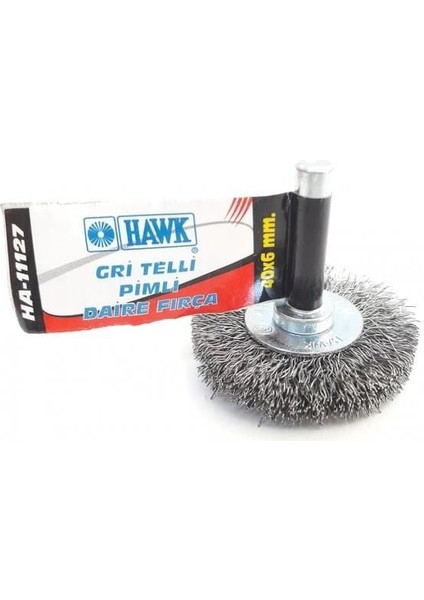 Hawk HA11127 Pimli Gri Tel Daire Fırça 40X6 mm