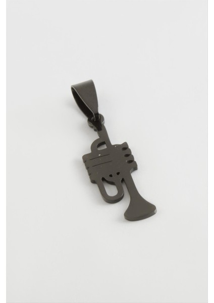 Trompet Çelik Kolye Ucu 3 cm