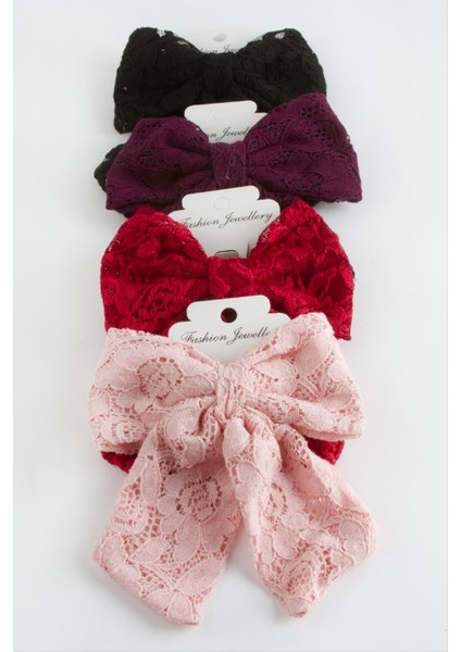 Çiçek Işlemeli Fiyong Otomatik Toka 15 cm