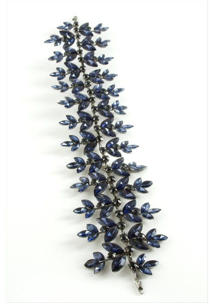 Çiçek Taşlı Saç Aksesuarı