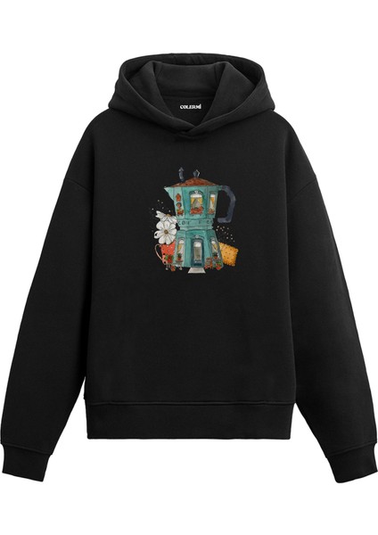 Kahve Makinesi Ev Tasarım Hoodie